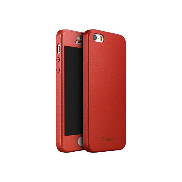 

Чехол-накладка Ipaky 360 PC Full Protection Case Apple iPhone SE/5s/5 Red'