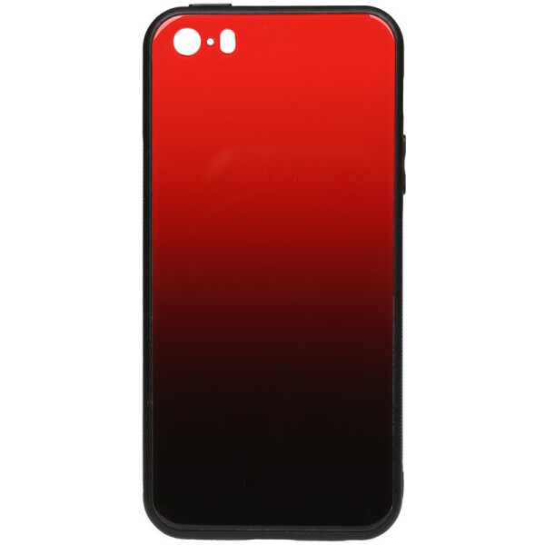 

Чехол-накладка TOTO Gradient Glass Case Apple iPhone 5/5s/SE Red