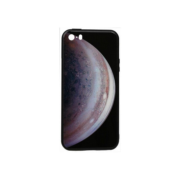 

Чехол-накладка TOTO Print Glass Space Case Apple iPhone SE/5s/5 Grey'