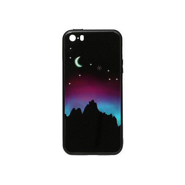 

Чехол-накладка TOTO Night Light Print Glass Case Apple iPhone SE/5s/5 Young Moon'