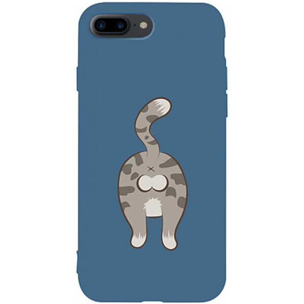 

Чехол-накладка TOTO Matt TPU 2mm Print Case Apple iPhone 7 Plus/8 Plus #62 Catzad Navy Blue