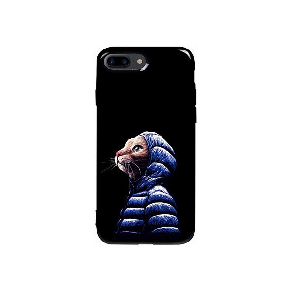 

Чехол-накладка TOTO Pure TPU 2mm Print Case Apple iPhone 7 Plus/8 Plus #76 Catcoat Black'