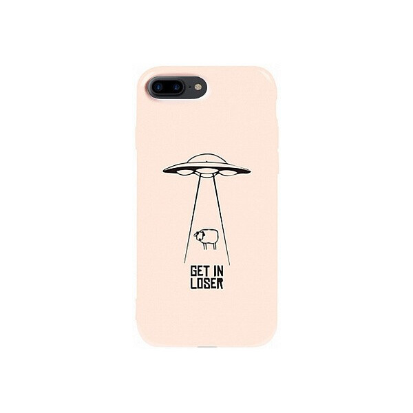 

Чехол-накладка TOTO Pure TPU 2mm Print Case Apple iPhone 7 Plus/8 Plus #70 Get Loser Sand pink'