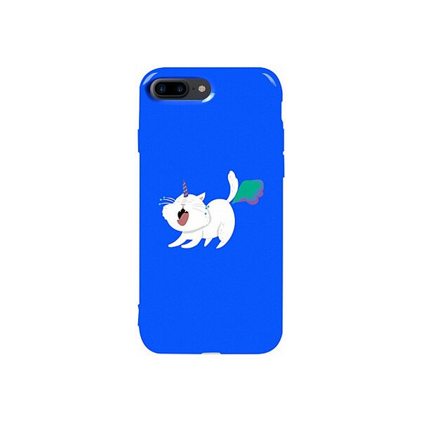 

Чехол-накладка TOTO Pure TPU 2mm Print Case Apple iPhone 7 Plus/8 Plus #6 Cat Puk Blue'