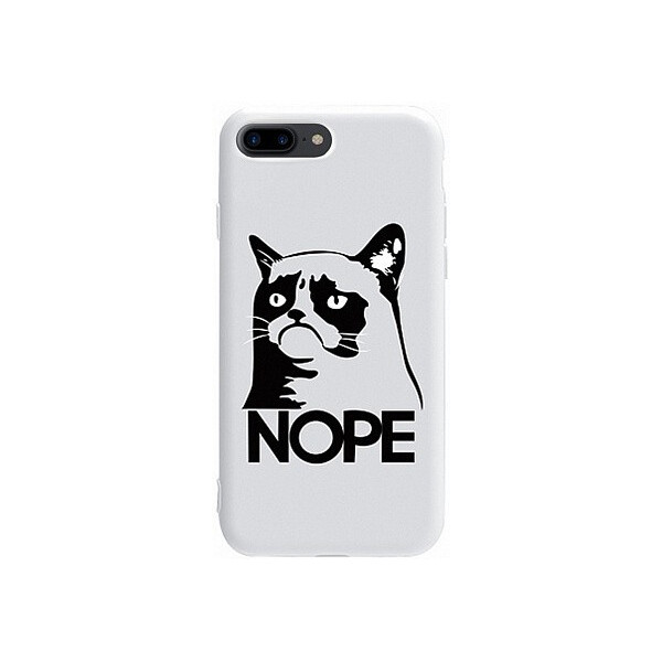 

Чехол-накладка TOTO Pure TPU 2mm Print Case Apple iPhone 7 Plus/8 Plus #4 Cat Nope White'
