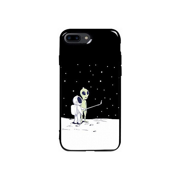 

Чехол-накладка TOTO Pure TPU 2mm Print Case Apple iPhone 7 Plus/8 Plus #40 Ufo Moon Black'