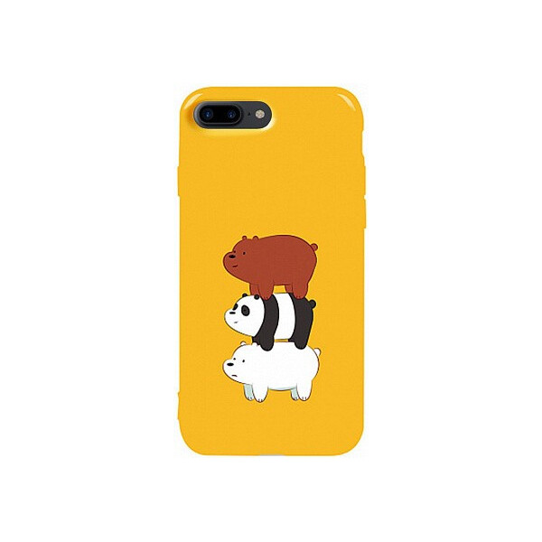 

Чехол-накладка TOTO Pure TPU 2mm Print Case Apple iPhone 7 Plus/8 Plus #13 Bears Yellow'
