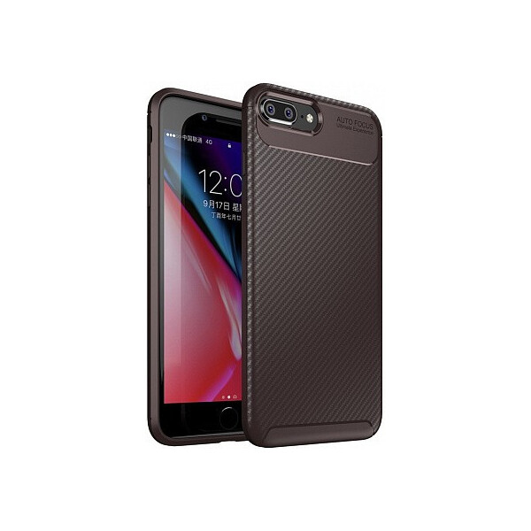 

Чехол-накладка TOTO TPU Carbon Fiber 1,5mm Case Apple iPhone 7 Plus/8 Plus Coffee'