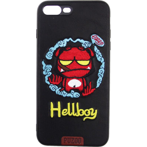 

Чехол-накладка PUZOO TPU+TPU with stitchwork craft Star show iPhone 7 Plus/8 Plus Black Hellboy