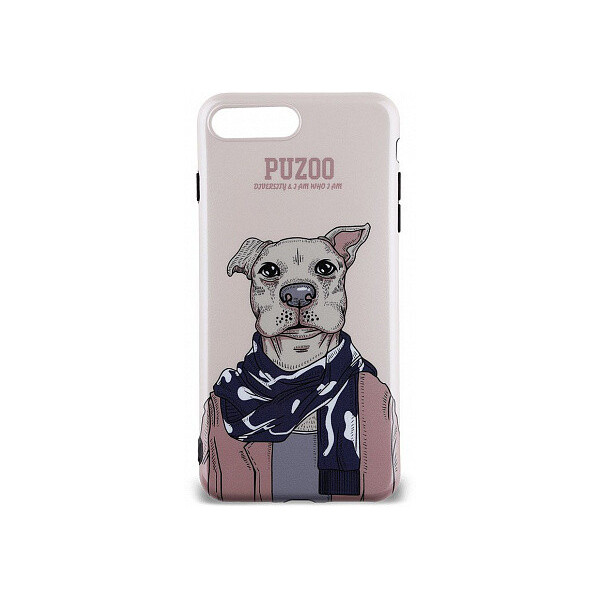 

Чехол-накладка PUZOO TPU Glossy Shiny Powder Art dog iPhone 7 Plus/8 Plus Brown Aboo'