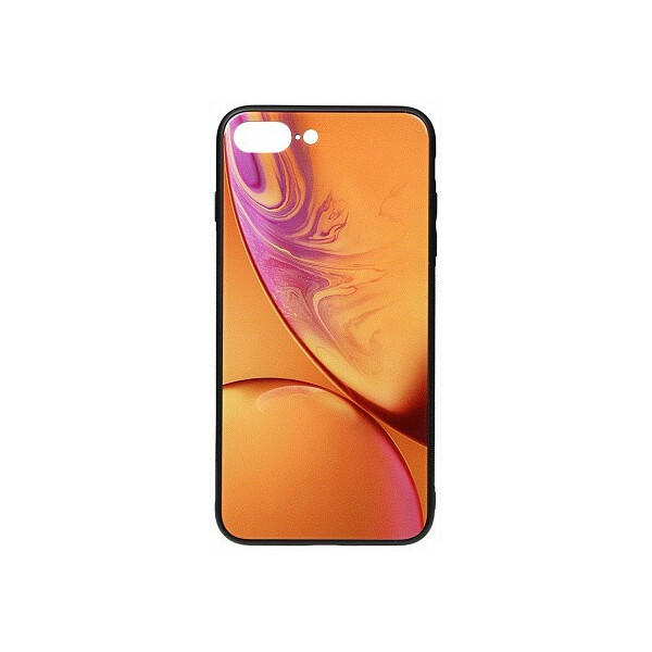 

Чехол-накладка TOTO Print Glass Space Case Apple iPhone 7 Plus/8 Plus Yellow'