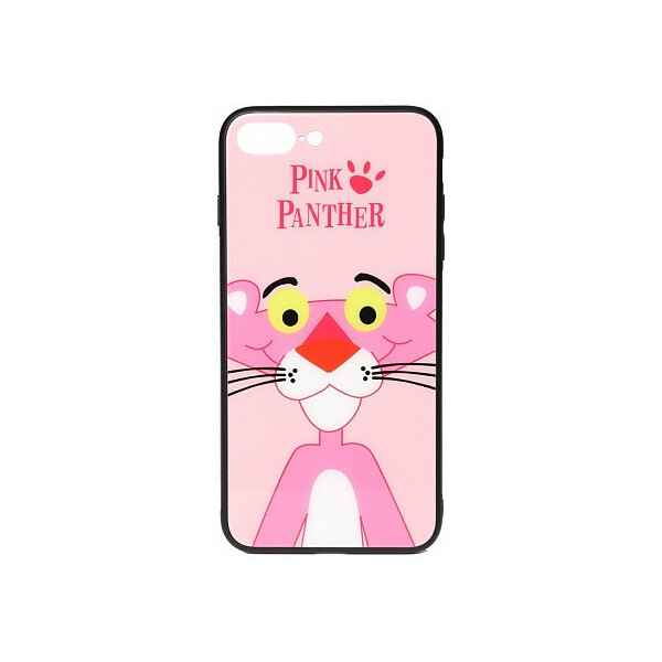 

Чехол-накладка TOTO Cartoon Print Glass Case Apple iPhone 7 Plus/8 Plus Pink Panther'