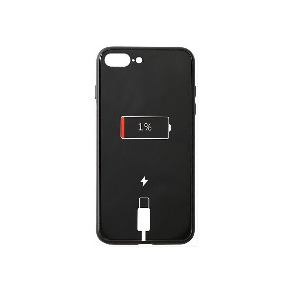 

Чехол-накладка TOTO Cartoon Print Glass Case Apple iPhone 7 Plus/8 Plus Battery Charge'