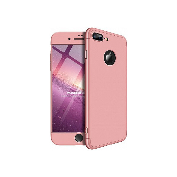 

Чехол-накладка GKK 3 in 1 Hard PC Case Apple iPhone 7 Plus/8 Plus Rose Gold'