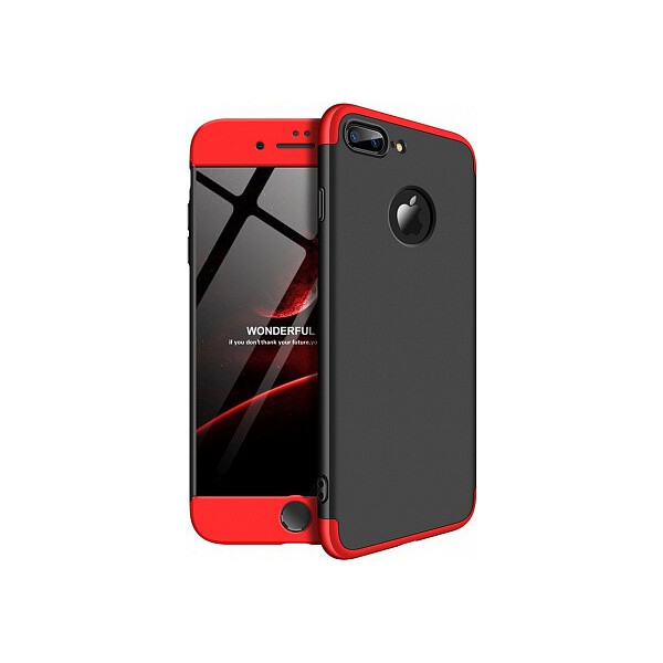 

Чехол-накладка GKK 3 in 1 Hard PC Case Apple iPhone 7 Plus/8 Plus Red/Black'
