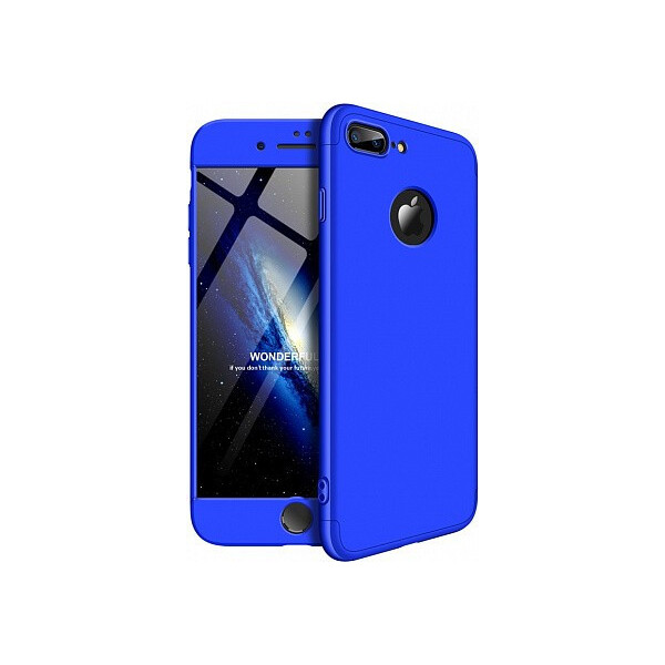 

Чехол-накладка GKK 3 in 1 Hard PC Case Apple iPhone 7 Plus/8 Plus Blue'