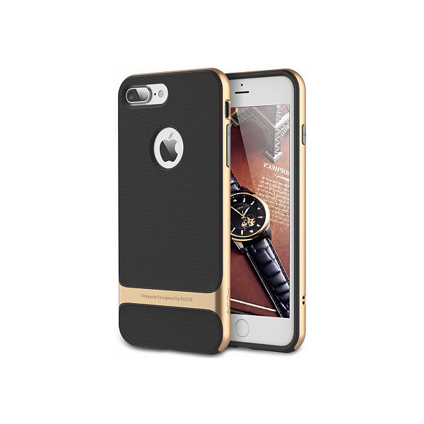 

Чехол-накладка Rock TPU+PC Case Royce with stand series iPhone 7 Plus Champagne Gold'