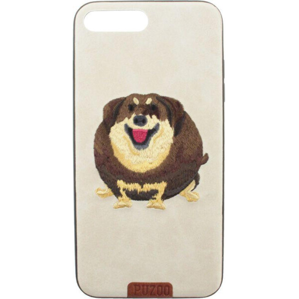 

Чехол-накладка PUZOO TPU+TPU with stitchwork craft Ballon Dog iPhone 7 Plus/8 Plus White