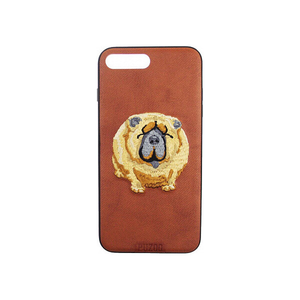 

Чехол-накладка PUZOO TPU+TPU with stitchwork craft Ballon Dog iPhone 7 Plus/8 Plus Brown'