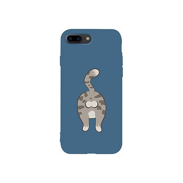 

Чехол-накладка TOTO Matt TPU 2mm Print Case Apple iPhone 7 Plus/8 Plus #62 Catzad Navy Blue'