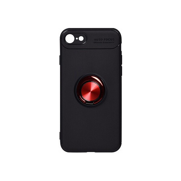 

Чехол-накладка TOTO Car Magnetic Ring TPU Case Apple iPhone 7/8 Black/Red'