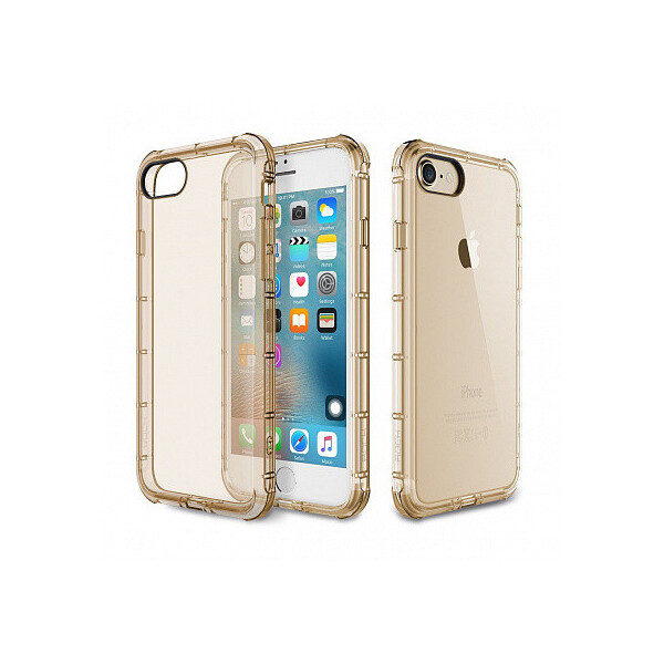 

Чехол-накладка Rock TPU Case Fence series iPhone 7 Transparent/Gold'