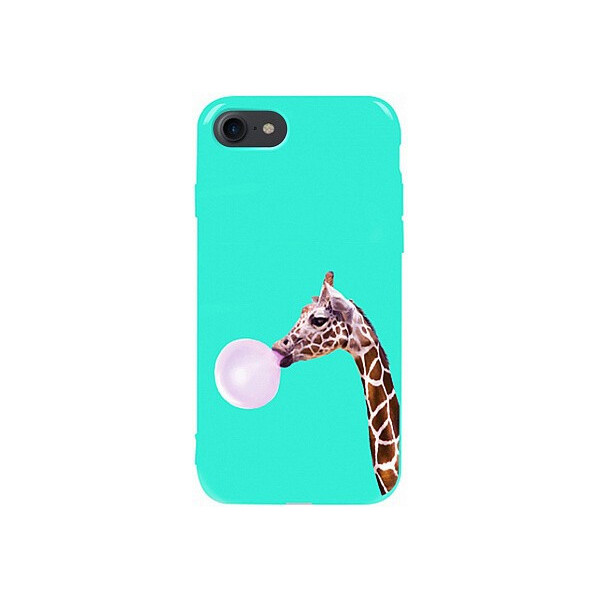 

Чехол-накладка TOTO Pure TPU 2mm Print Case Apple iPhone 7/8 #37 Giraff Gum Mint'