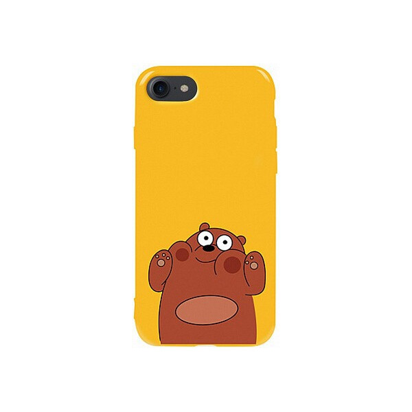 

Чехол-накладка TOTO Pure TPU 2mm Print Case Apple iPhone 7/8 #56 Bear Ups Yellow'