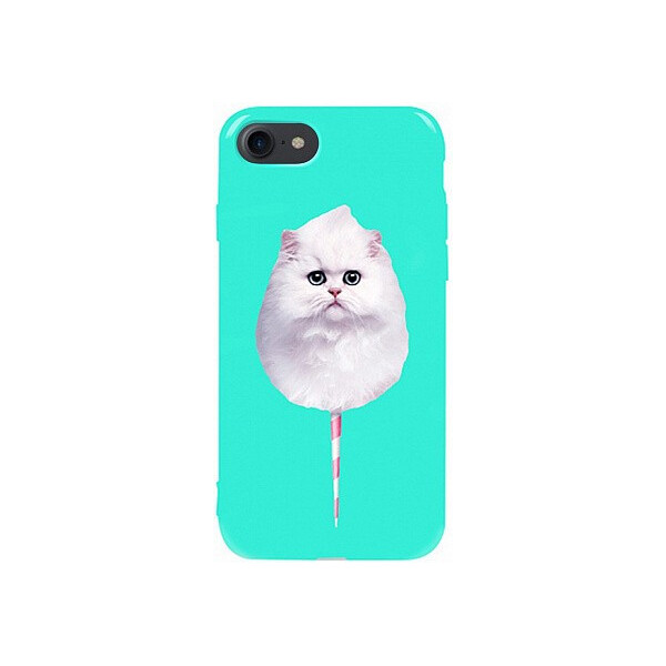 

Чехол-накладка TOTO Pure TPU 2mm Print Case Apple iPhone 7/8 #9 Cat Candy Mint'