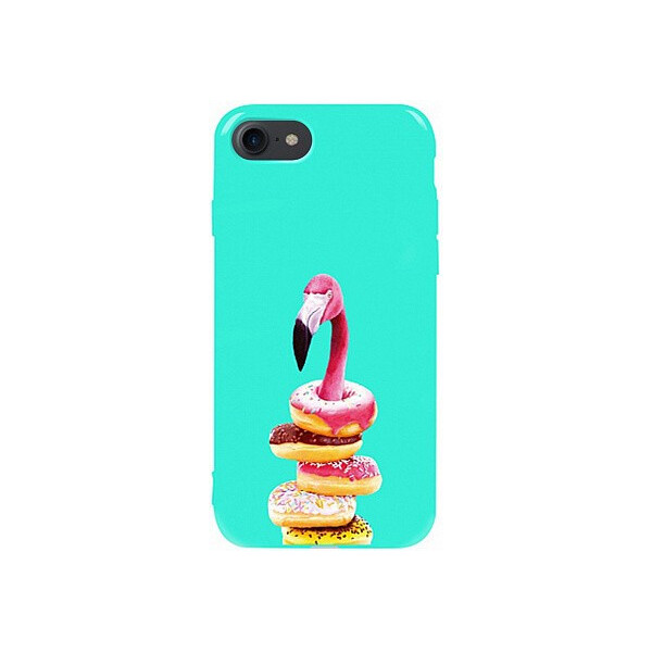 

Чехол-накладка TOTO Pure TPU 2mm Print Case Apple iPhone 7/8 #35 Flamingo Donats Mint'