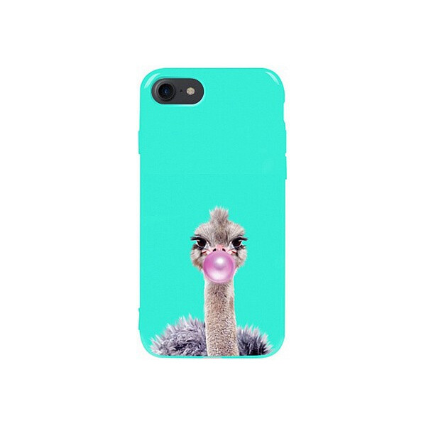 

Чехол-накладка TOTO Pure TPU 2mm Print Case Apple iPhone 7/8 #38 Ostrich Gum Mint'
