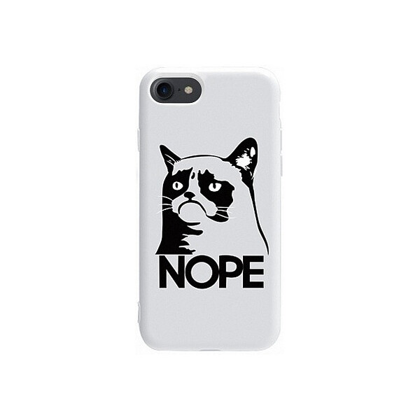 

Чехол-накладка TOTO Pure TPU 2mm Print Case Apple iPhone 7/8 #4 Cat Nope White'