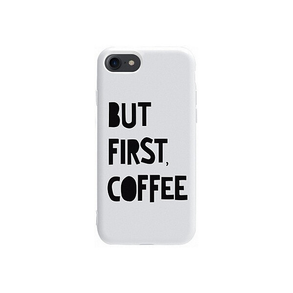 

Чехол-накладка TOTO Pure TPU 2mm Print Case Apple iPhone 7/8 #41 First Coffee White'