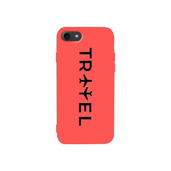 

Чехол-накладка TOTO Matt TPU 2mm Print Case Apple iPhone 7/8 #45 Travel Orange'