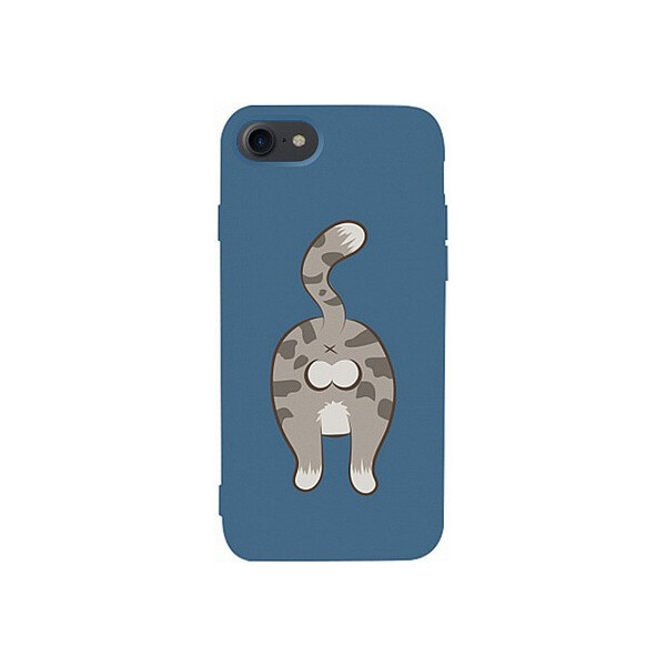 

Чехол-накладка TOTO Matt TPU 2mm Print Case Apple iPhone 7/8 #62 Catzad Navy Blue'