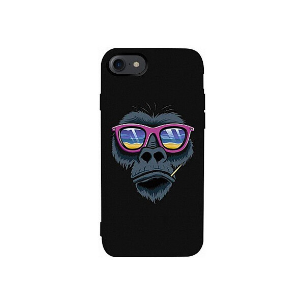 

Чехол-накладка TOTO Matt TPU 2mm Print Case Apple iPhone 7/8 #67 Monkey Glass Black'