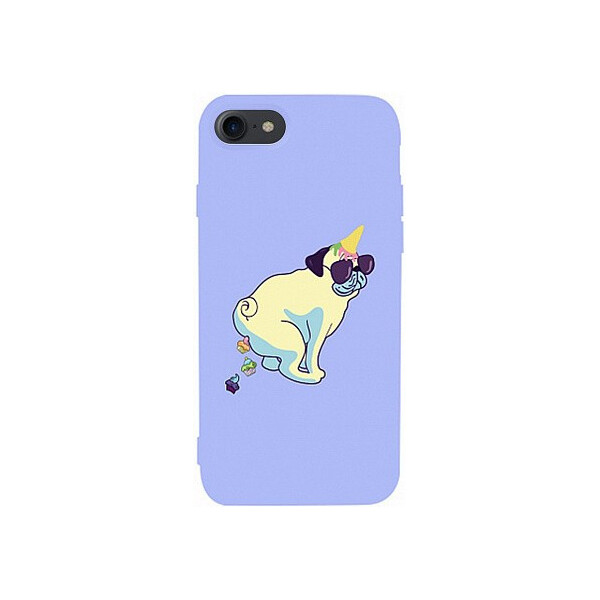 

Чехол-накладка TOTO Matt TPU 2mm Print Case Apple iPhone 7/8 #77 Kakedog Light Purple'