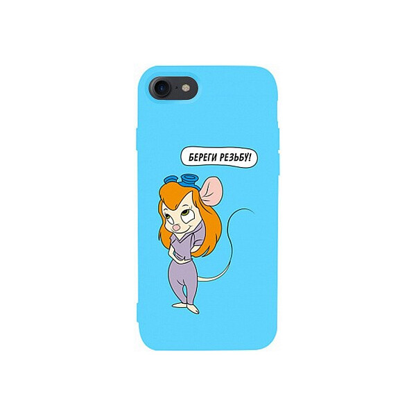 

Чехол-накладка TOTO Matt TPU 2mm Print Case Apple iPhone 7/8 #72 Rezba Sky Blue'