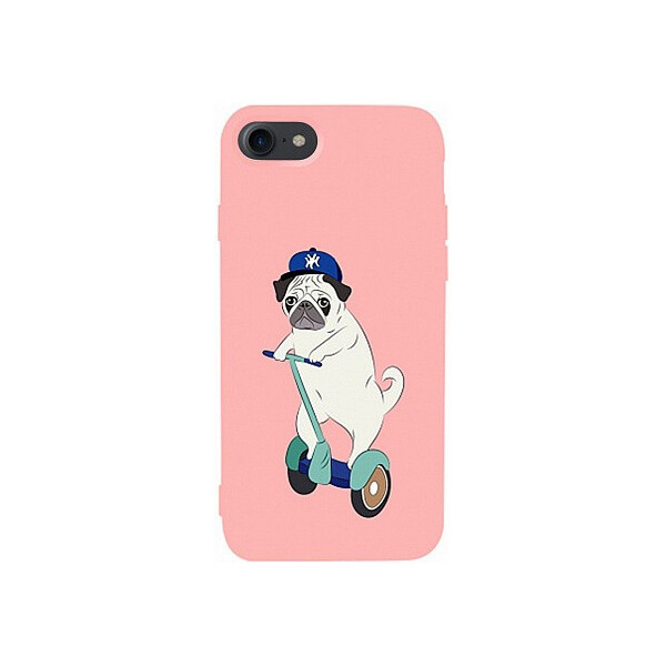 

Чехол-накладка TOTO Matt TPU 2mm Print Case Apple iPhone 7/8 #2 Dog Skate Pink'