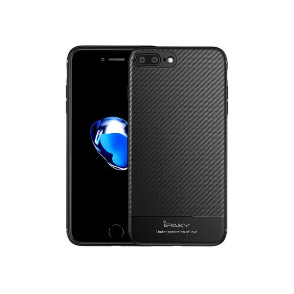 

Чехол-накладка Ipaky Carbon Fiber Series/TPU Case With Carbon Fiber Apple iPhone 7/8 Black'
