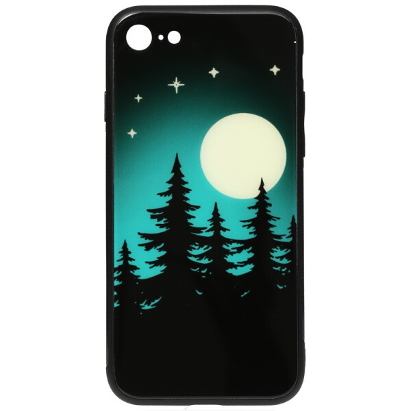 

Чехол-накладка TOTO Night Light Print Glass Case Apple iPhone 7/8 Full Moon