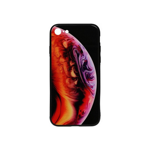 

Чехол-накладка TOTO Print Glass Space Case Apple iPhone 7/8 Amethyst'