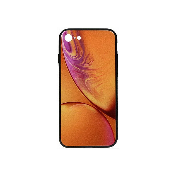 

Чехол-накладка TOTO Print Glass Space Case Apple iPhone 7/8 Yellow'
