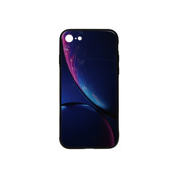 

Чехол-накладка TOTO Print Glass Space Case Apple iPhone 7/8 Blue'