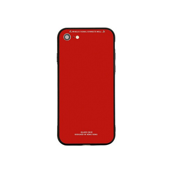

Чехол-накладка TOTO Pure Glass Case Apple iPhone 7/8 Red'