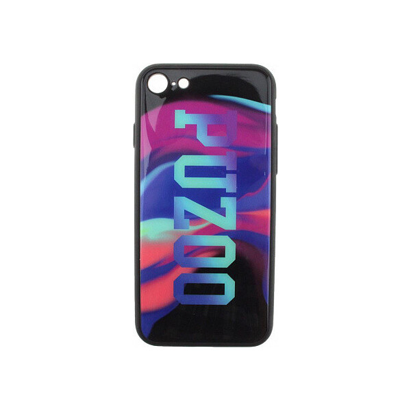 

Чехол-накладка PUZOO Glass Printing with TPU Visions iPhone 7/8 Black'