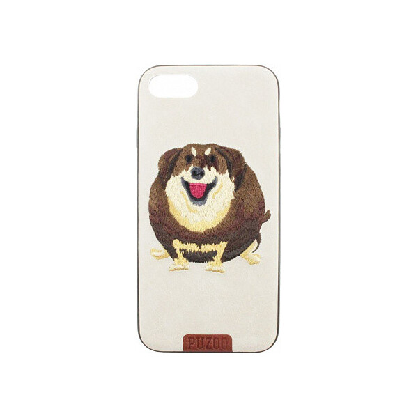

Чехол-накладка PUZOO TPU+TPU with stitchwork craft Ballon Dog iPhone 7/8 White'