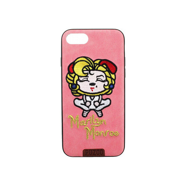 

Чехол-накладка PUZOO TPU+TPU with stitchwork craft Star show iPhone 7/8 Pink Monroo'