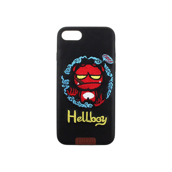 

Чехол-накладка PUZOO TPU+TPU with stitchwork craft Star show iPhone 7/8 Black Hellboy'