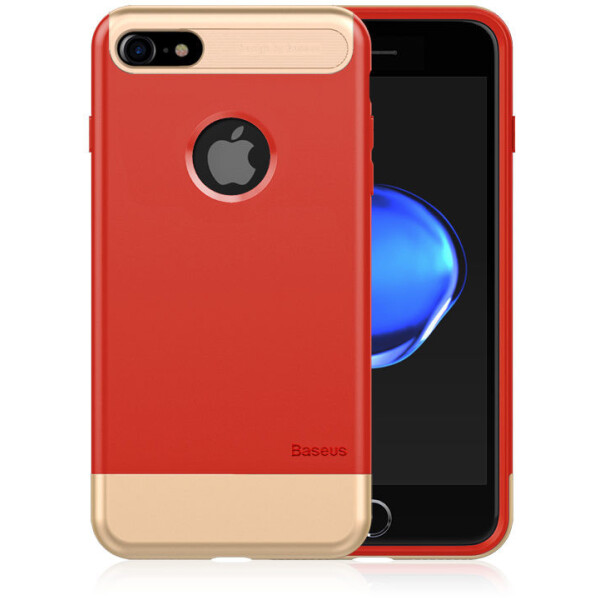 

Чехол-накладка Baseus Taste Style Series iPhone 7 Red/Gold